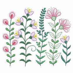 Heirloom Garden Flowers 04(Md) machine embroidery designs