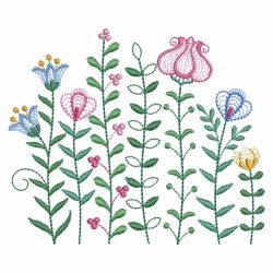 Heirloom Garden Flowers 06(Lg) machine embroidery designs