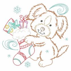 Christmas Dogs 07(Sm) machine embroidery designs