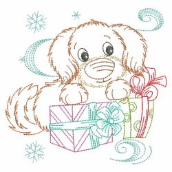 Christmas Dogs 09(Md) machine embroidery designs