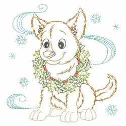 Christmas Dogs 10(Lg) machine embroidery designs