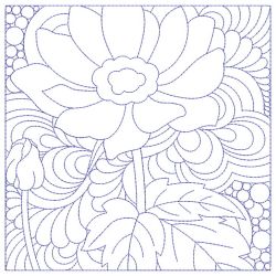 Trapunto Autumn Floral Quilts 03(Sm) machine embroidery designs