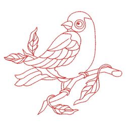 Redwork Birds 05(Lg) machine embroidery designs