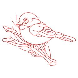 Redwork Birds 06(Sm) machine embroidery designs