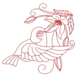 Redwork Birds 07(Sm) machine embroidery designs