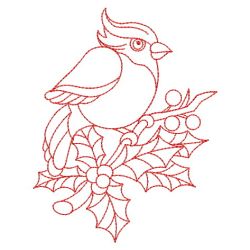 Redwork Birds 08(Lg) machine embroidery designs