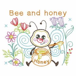 Bee and Honey 05(Lg) machine embroidery designs