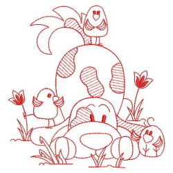 Redwork Cartoon Animal Friends 03(Lg)