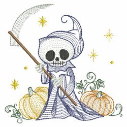 Rippled Halloween 04(Lg) machine embroidery designs