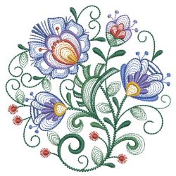 Heirloom Polish Flowers 02(Md) machine embroidery designs