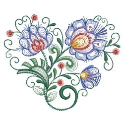 Heirloom Polish Flowers 11(Lg) machine embroidery designs