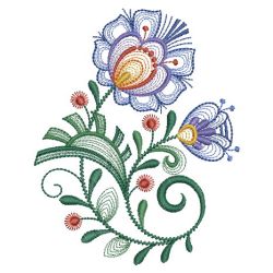 Heirloom Polish Flowers 12(Sm) machine embroidery designs