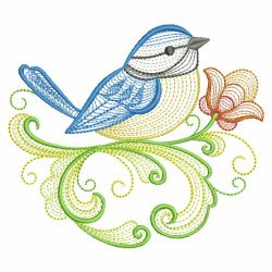 Colorful Rosemaling Birds 08(Md)