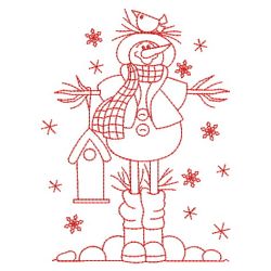 Redwork Folk Art Christmas 02(Md) machine embroidery designs