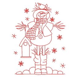 Redwork Folk Art Christmas 02(Md)