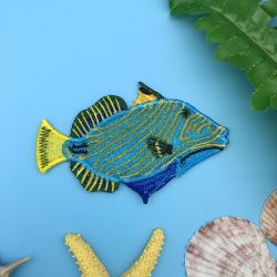 Realistic Tropical Fish 02 machine embroidery designs