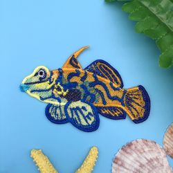 Realistic Tropical Fish 08 machine embroidery designs