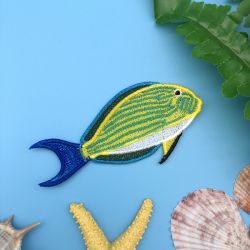 Realistic Tropical Fish 10 machine embroidery designs