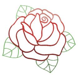 Gradient Flower Outlines 01(Sm) machine embroidery designs