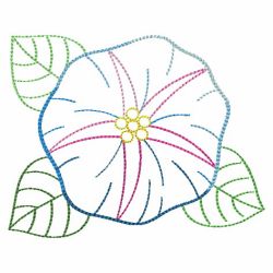 Gradient Flower Outlines 09(Lg) machine embroidery designs