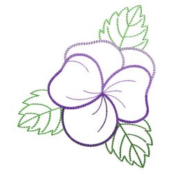 Gradient Flower Outlines 10(Sm) machine embroidery designs
