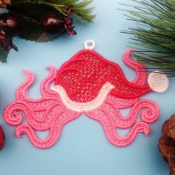 FSL Christmas Octopus 03 machine embroidery designs