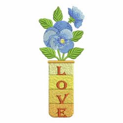 Heirloom Pansy 10 machine embroidery designs