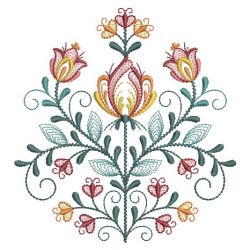 Rippled Flower Decor Quilts 04(Sm)