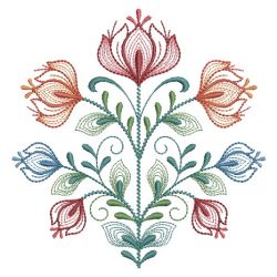 Rippled Flower Decor Quilts 08(Sm)