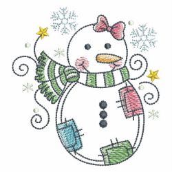 Winter Snowmen 01 machine embroidery designs