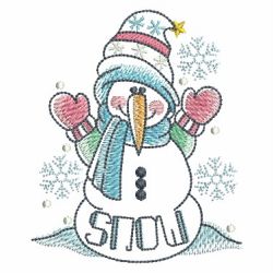 Winter Snowmen 03 machine embroidery designs