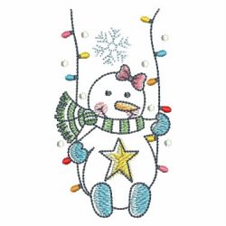 Winter Snowmen 04 machine embroidery designs