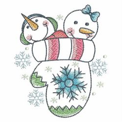 Winter Snowmen 06 machine embroidery designs