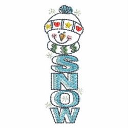 Winter Snowmen 07 machine embroidery designs