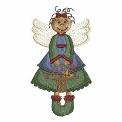 Folk Art Angel 08 machine embroidery designs