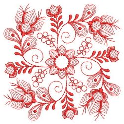 Redwork Baltimore Quilts 06(Sm) machine embroidery designs