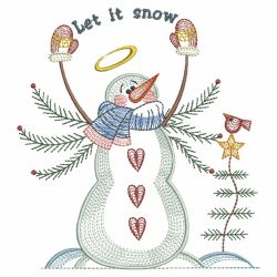 Vintage Folk Art Christmas 06(Sm) machine embroidery designs