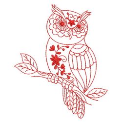 Redwork Owls 02(Md) machine embroidery designs
