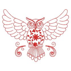 Redwork Owls 06(Sm)
