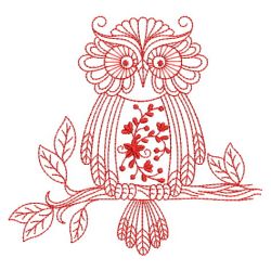 Redwork Owls 07(Sm)