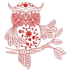 Redwork Owls 10(Lg) machine embroidery designs