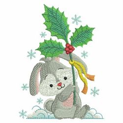 Cute Christmas Animals 02 machine embroidery designs