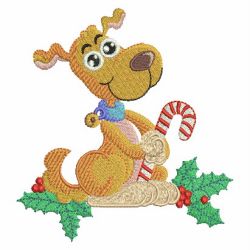 Cute Christmas Animals 10 machine embroidery designs