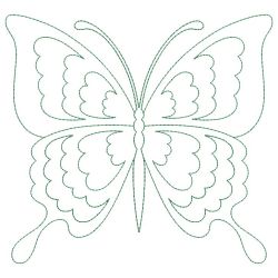 Trapunto Butterflies 12(Lg)