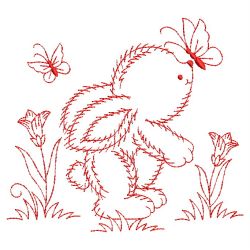 Redwork Forest Animals 05(Sm) machine embroidery designs