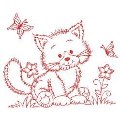 Redwork Forest Animals 06(Sm) machine embroidery designs