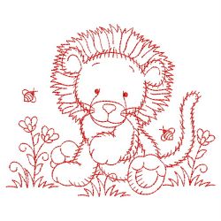 Redwork Forest Animals 07(Lg) machine embroidery designs