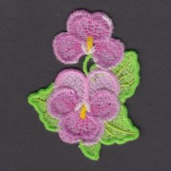 FSL Pansy Decor 04 machine embroidery designs