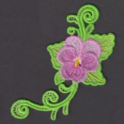 FSL Pansy Decor 05 machine embroidery designs