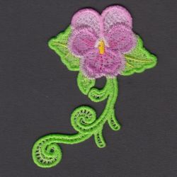 FSL Pansy Decor 08 machine embroidery designs